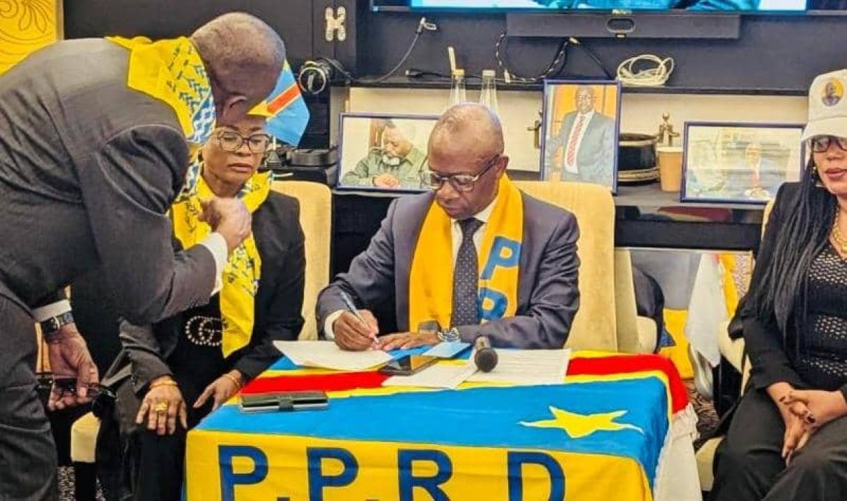 Nharly Amisi, coordonnateur du PPRD/Europe