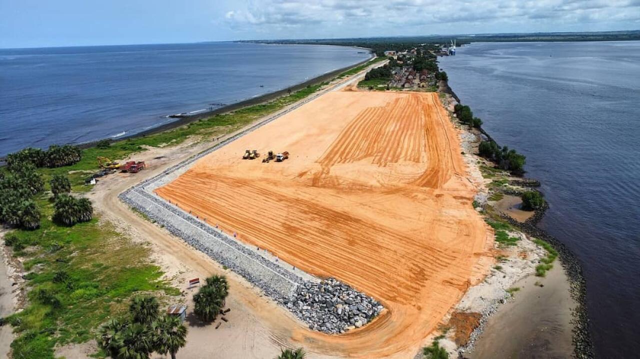 Le port en eau profonde de Banana situé près de la ville de Muanda, sur la façade atlantique de la RDC [photo d'illustration]