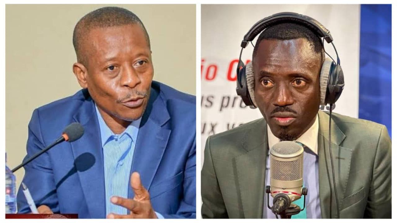 Le Président national de l'ASADHO, Jean-Claude Katende et l'opposant congolais Prince Epenge