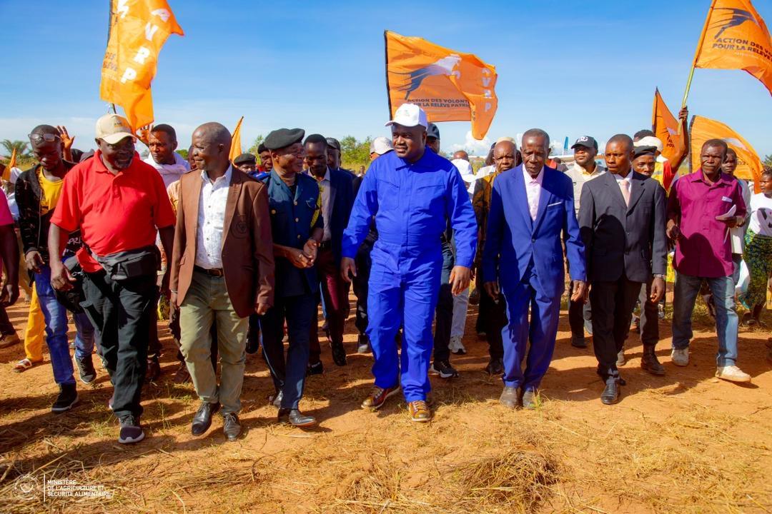 Le ministre de l'Agriculture Muhindo Nzangi dans la province du Haut-Lomami [photo d'illustration]