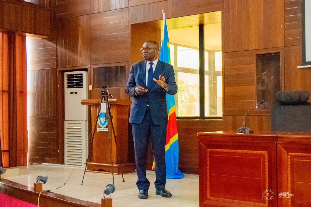 Le ministre du Commerce extérieur Julien paluku Kahongya au CHESD [photo d'illustration]