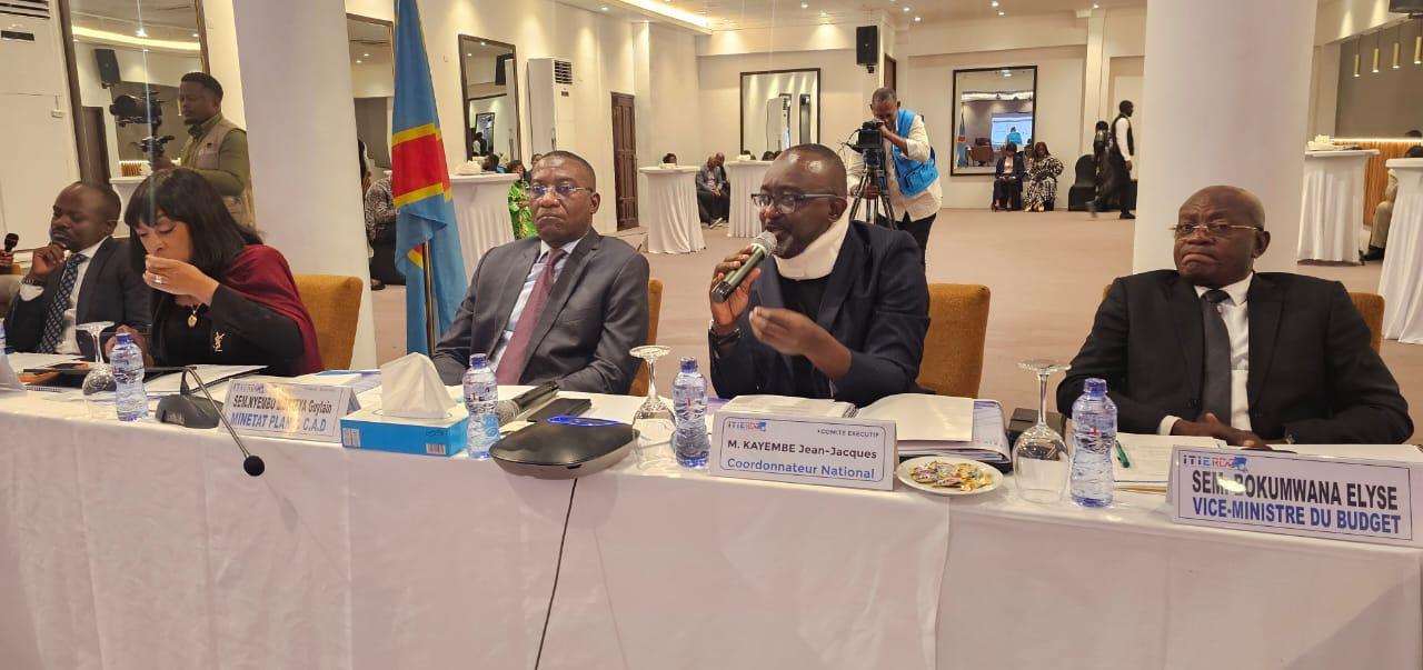 Le ministre du Plan, Guylain Nyembo, lors de la 139ᵉ réunion ordinaire d’évaluation de l’état d’avancement du processus de validation internationale pour octobre 2026