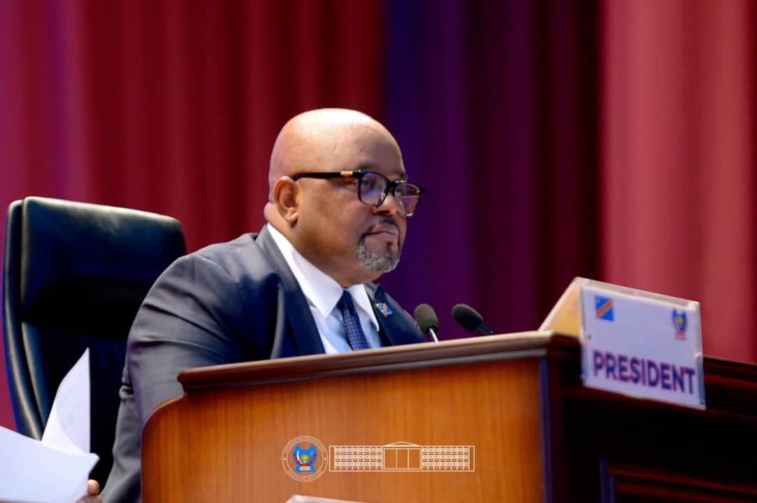 Le Speaker de la Chambre basse du Parlement, Aimé Boji Sangara