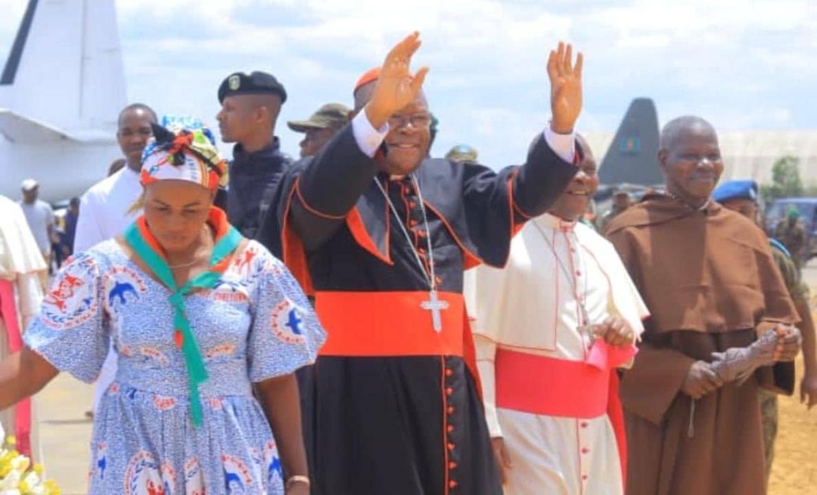 Arrivée du Cardinal Fridolin Ambongo en Ituri