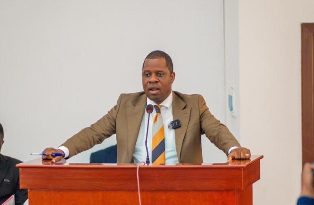 Le député provincial, Nicolas WEMAKOY, président de la commission PAJ à l'APK