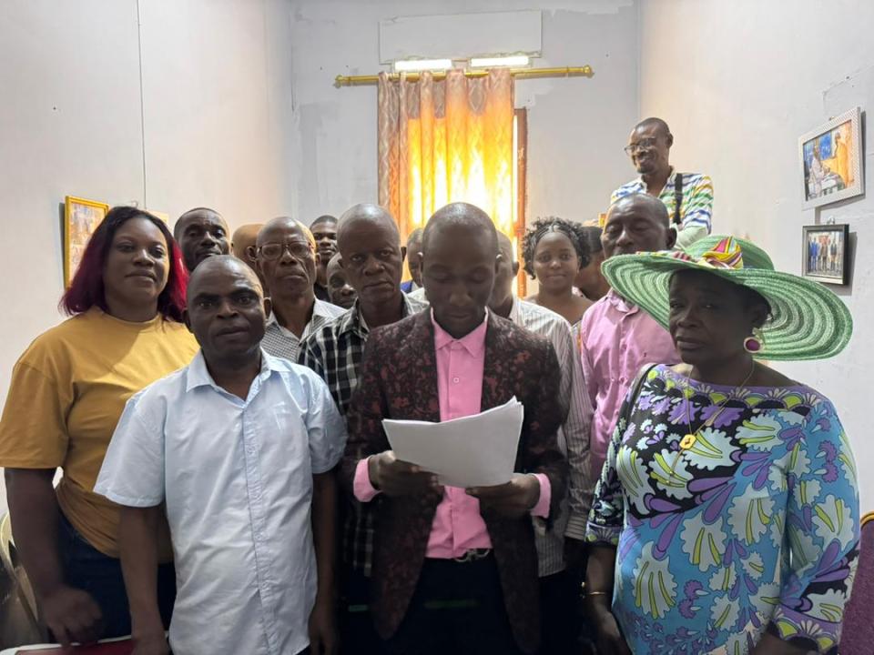 David Delord Luyeye Ngongite, président de l'intersyndicale de l'administration publique urbaine de Kinshasa