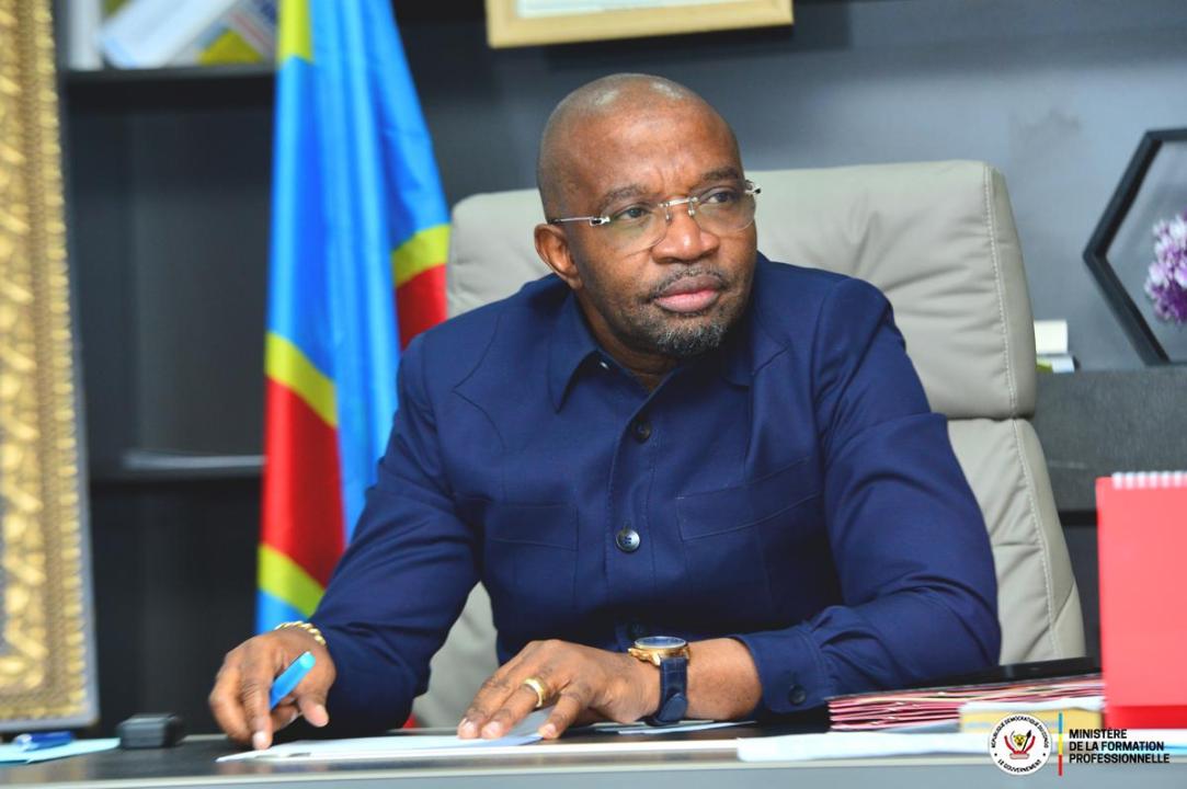 Le ministre de la Formation professionnelle, Marc Ekila Likombo [photo d'illustration]