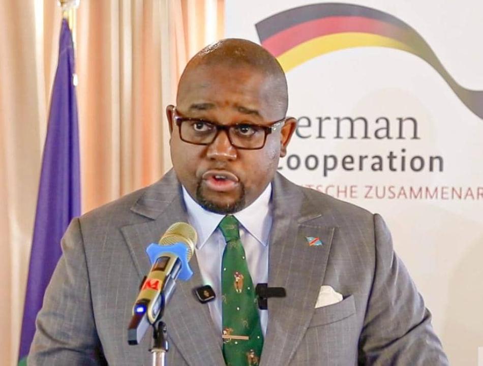 Le ministre de l'Intégration régionale, Floribert Anzuluni