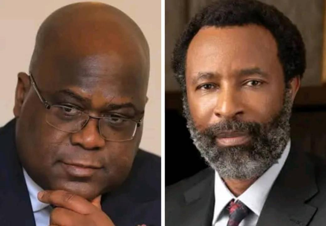 Le Président Félix-Antoine Tshisekedi Tshilombo et le député Crispin Mbindule. [Photo d'illustration]