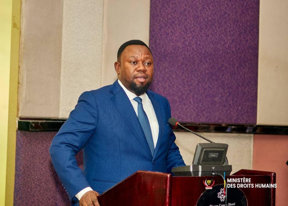 Le ministre congolais de Droits humains, Samuel Mbemba Kabuya