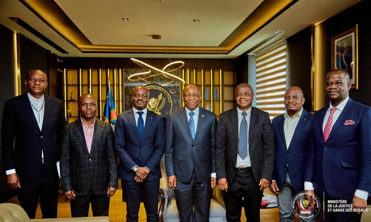 Le ministre de la justice Guillaume Ngefa et les députés de fizi, wakungu et Uvira [photo d'illustration]