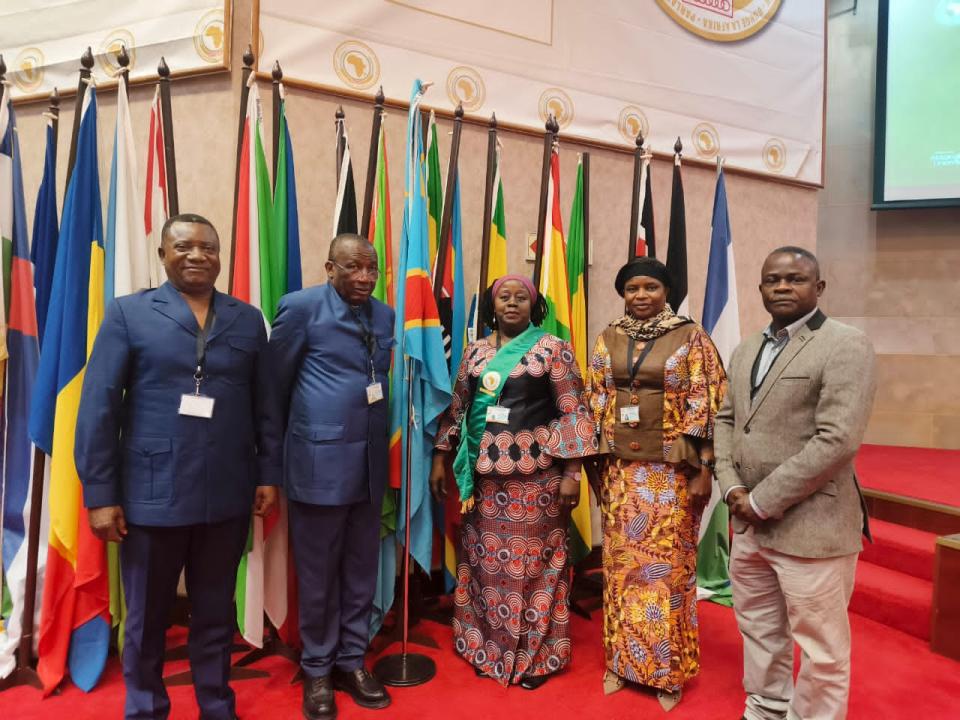 Une délégation des députés de la RDC en Afrique du Sud, mardi 28 avril 2026