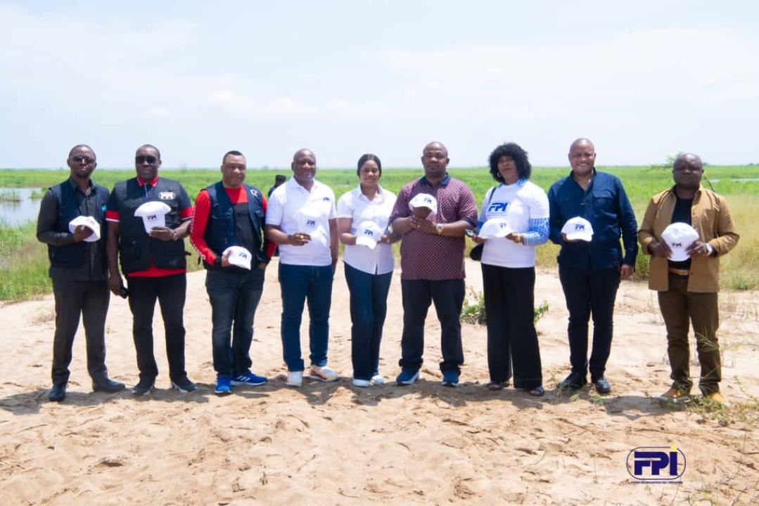 Les agents du FPI et de l'IDC en visite stratégique au sein de la Zone Économique Spéciale de Kin-Malebo, considérée comme un site clé pour le développement industriel et la transformation économique du pays.