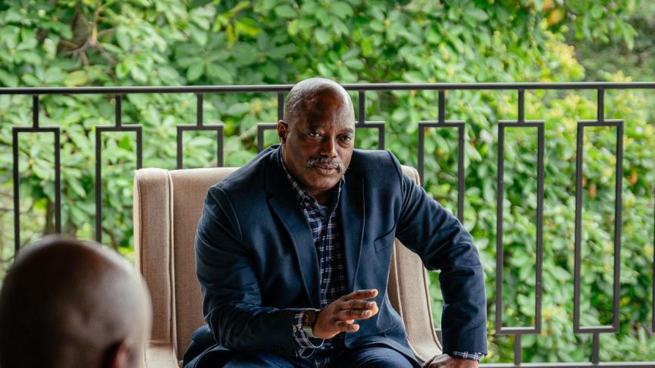 L’ancien Président Joseph Kabila lors d’une réunion à Goma, le 30 mai 2025 [photo d'illustration]