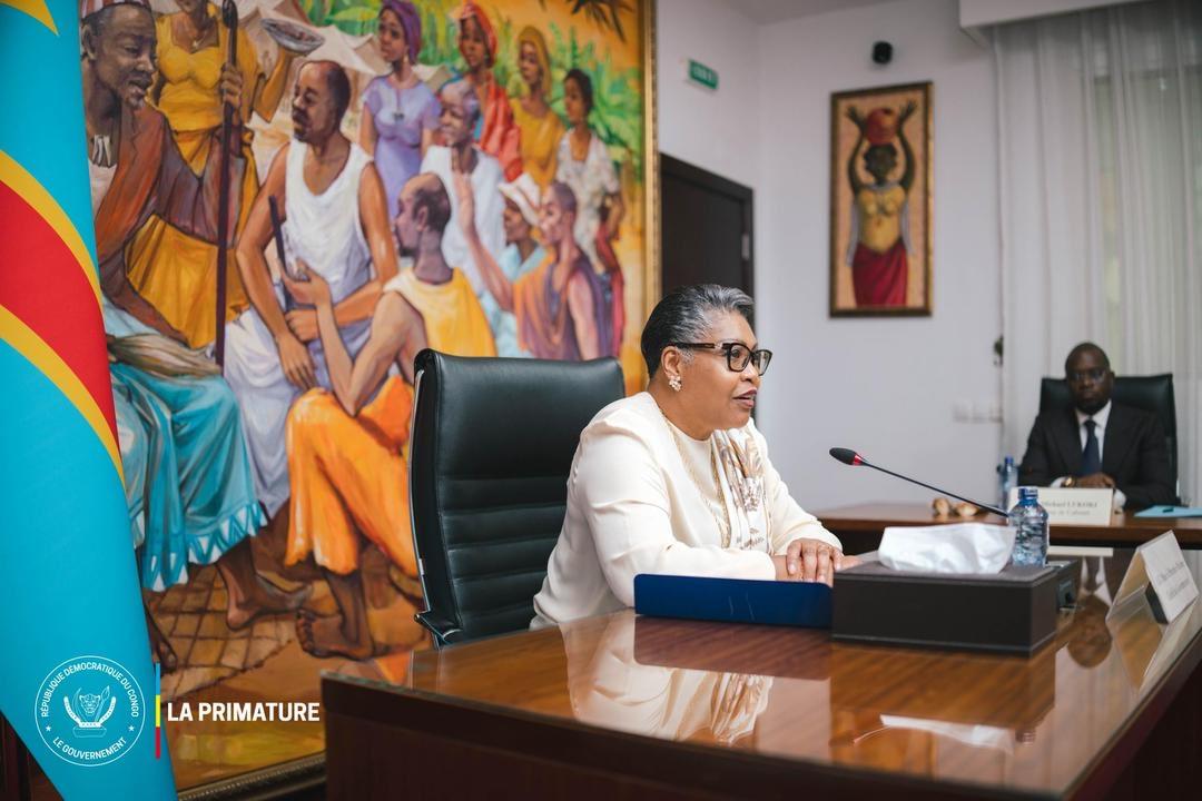La Première Ministre de la RDC,  Judith Suminwa,  cheffe du Gouvernement 