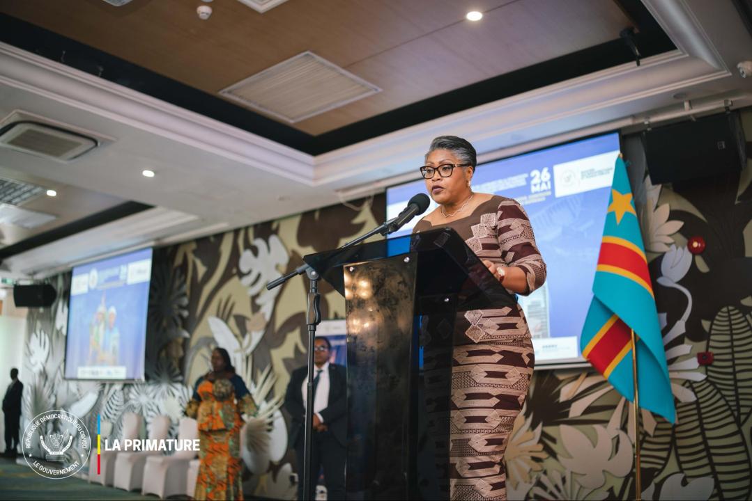 La Première ministre de la RDC, Judith Suminwa