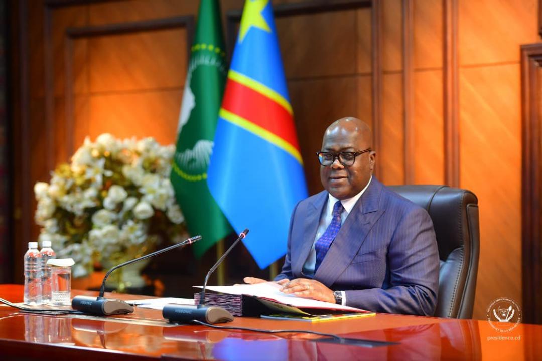 Le chef de l'État Félix-Antoine Tshisekedi Tshilombo