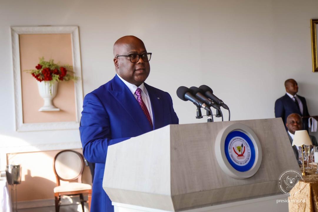 Le chef de l'État Félix-Antoine Tshisekedi Tshilombo