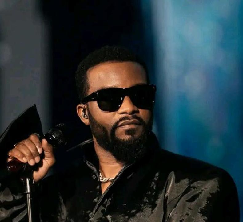 Fally Ipupa lors de son concert au Stade de France.
