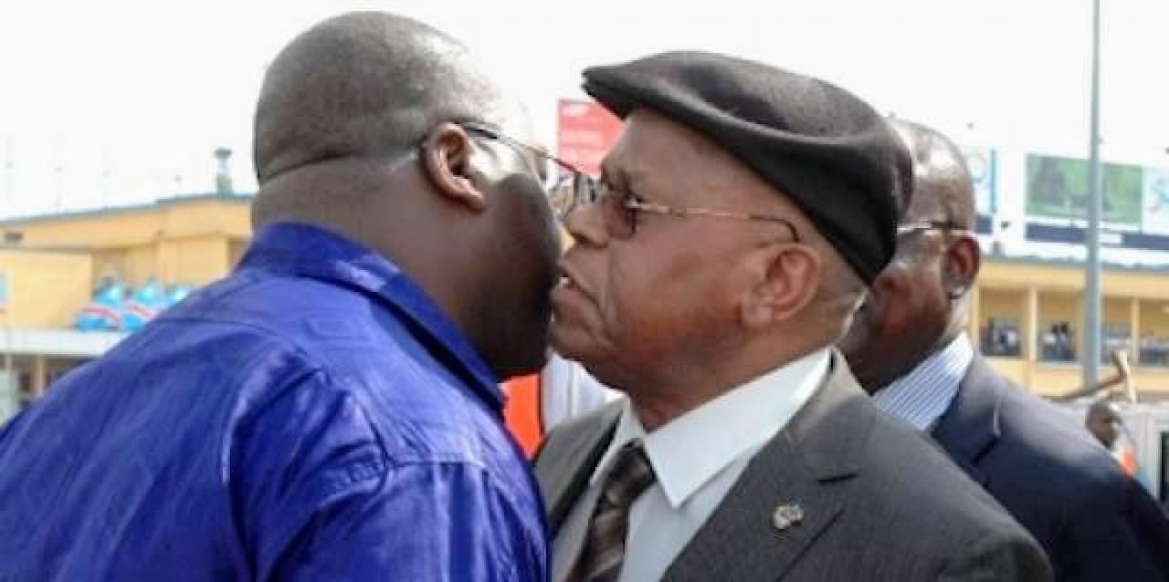 Félix Tshisekedi et son père Etienne Tshisekedi Wa Mulumba