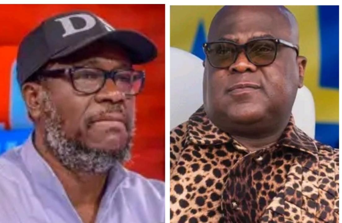 Delly Sessanga et Félix Tshisekedi. [Photo d'illustration]