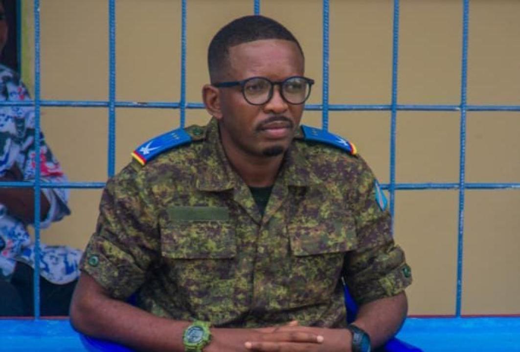 Le porte-parole des opérations NGEMBA Capitaine Antony Mualushayi [photo d'illustration]