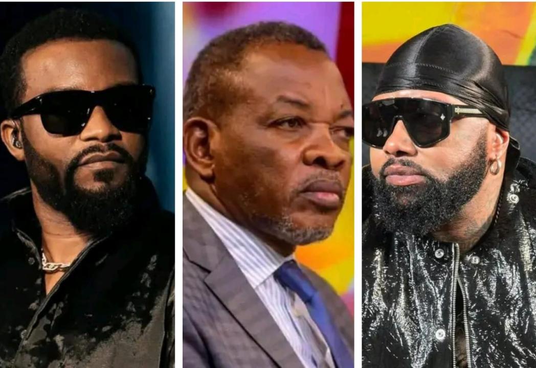Fally Ipupa, Mike Mukebayi, et Ferré Gola. [Photo d'illustration]