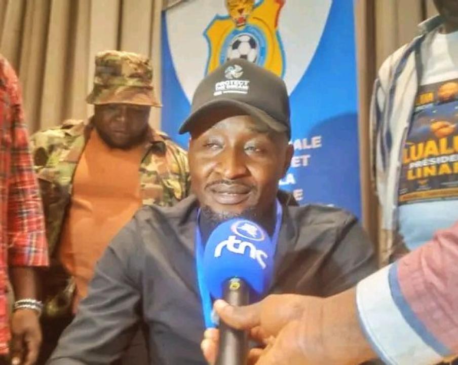 Le nouveau président de la Linafj Trésor Lualua. [Photo d'illustration]