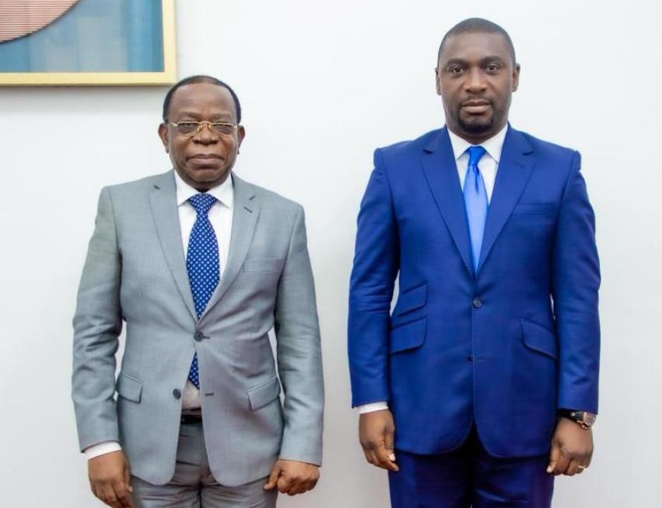 De gauche à droite : le sénateur Modeste Bahati Lukwebo et ke député national Patrick Munyomo [photo d'illustration]