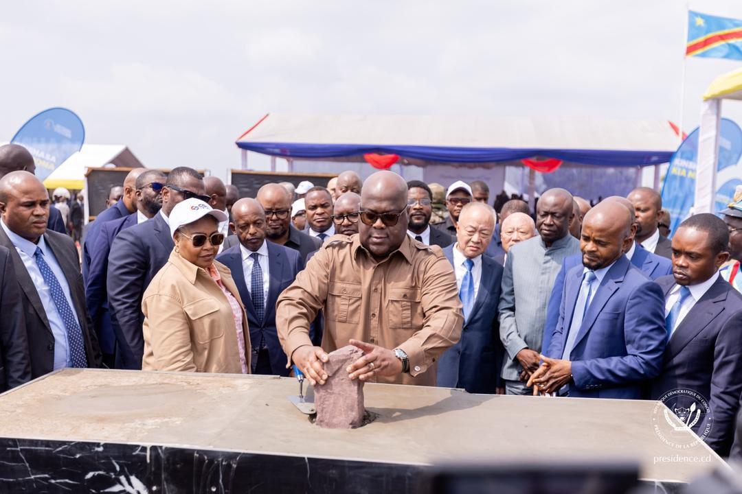 Le président Félix Tshisekedi lors du lancement des travaux de construction de la Cité industrielle Sino-congolaise [photo d'illustration]