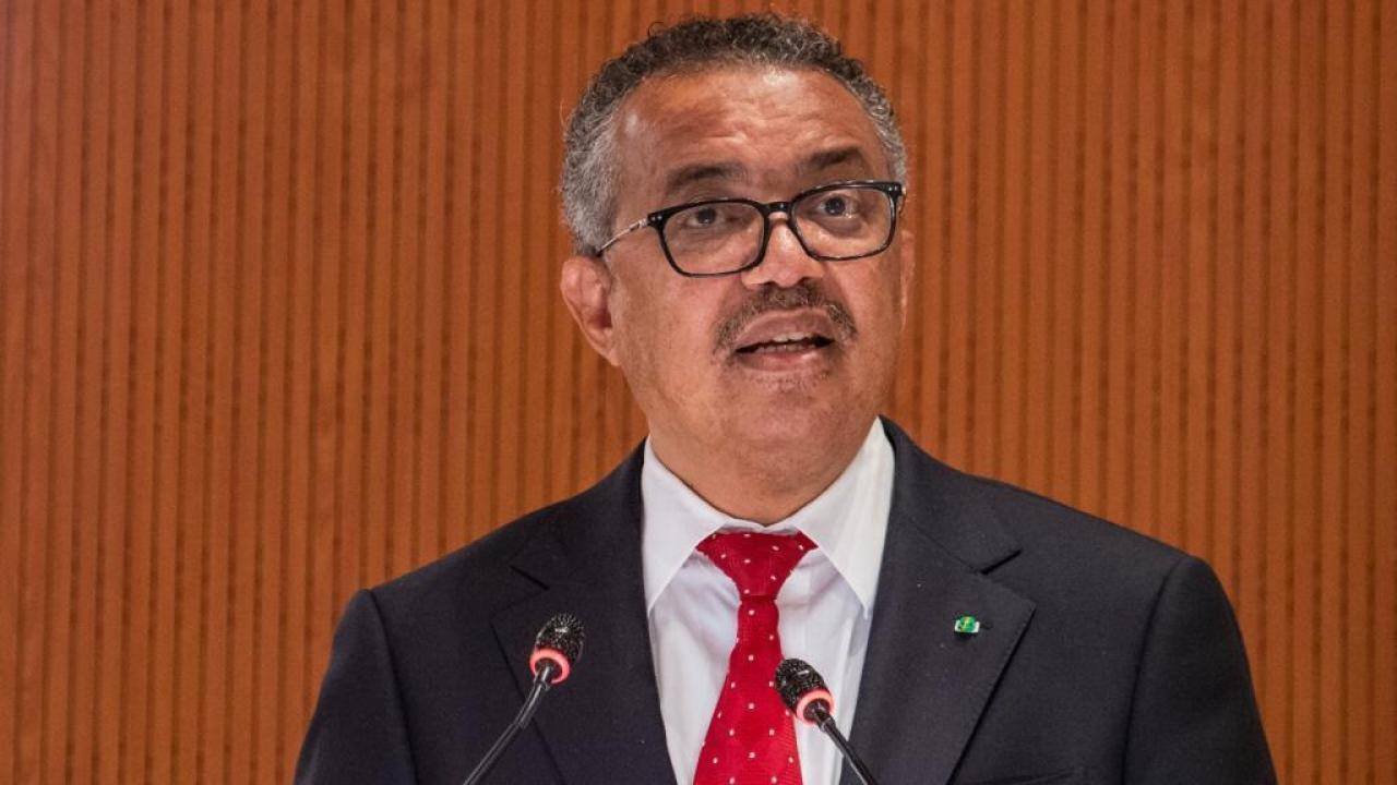 le directeur général de l’organisation, Tedros Adhanom Ghebreyesus