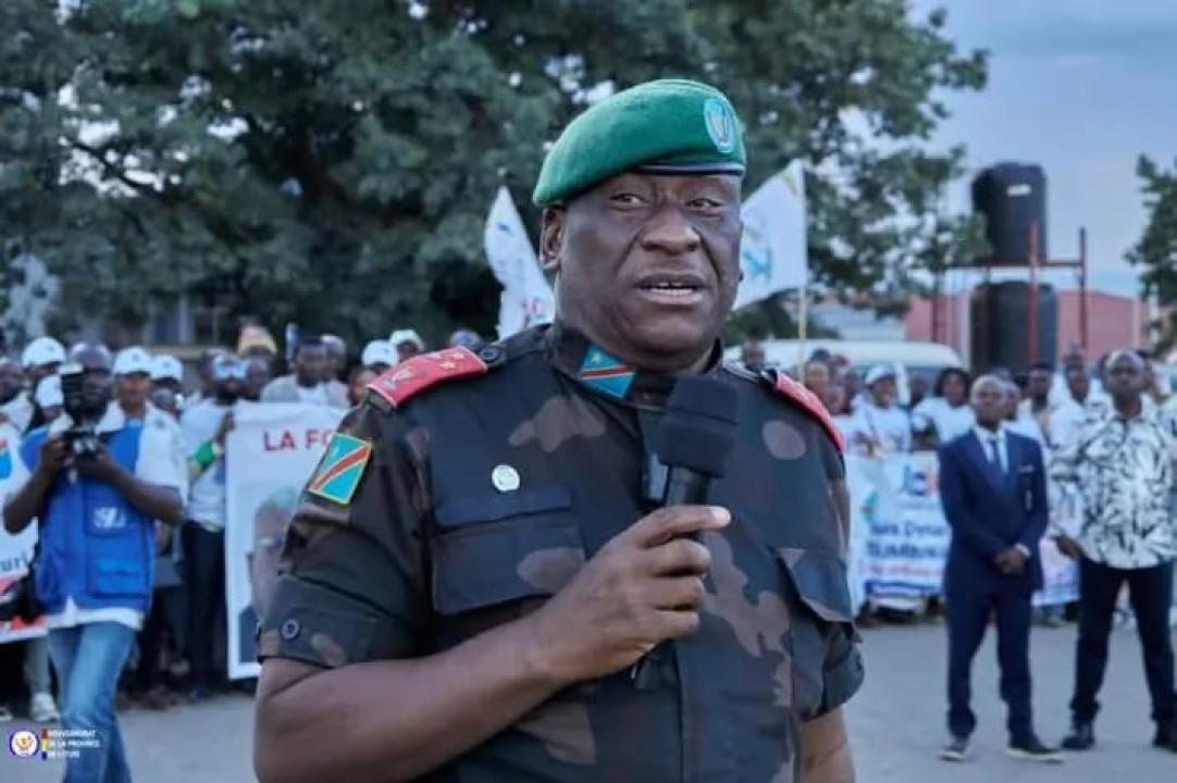 Le Gouverneur militaire de la province de l'Ituri, le Lieutenant-Général Johnny Luboya Nkashama [photo d'illustration]