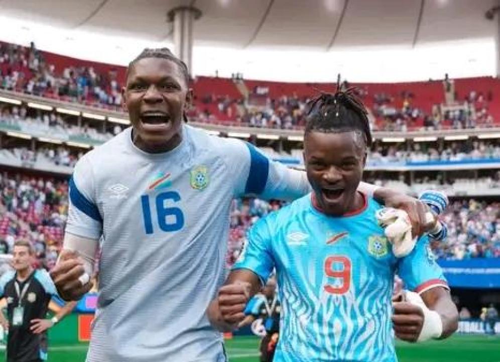 Timothy Fayulu et Bryan Cipenga lors de la finale des barrages intercontinentaux. [Photo d'illustration]
