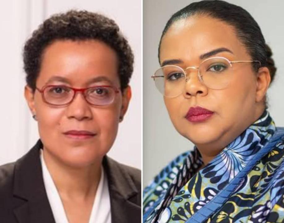 Raïssa MALU et Thérèse KAYIKWAMBA respectivement Ministre de l'Éducation nationale et Ministre d'État en charge des Affaires Étrangères