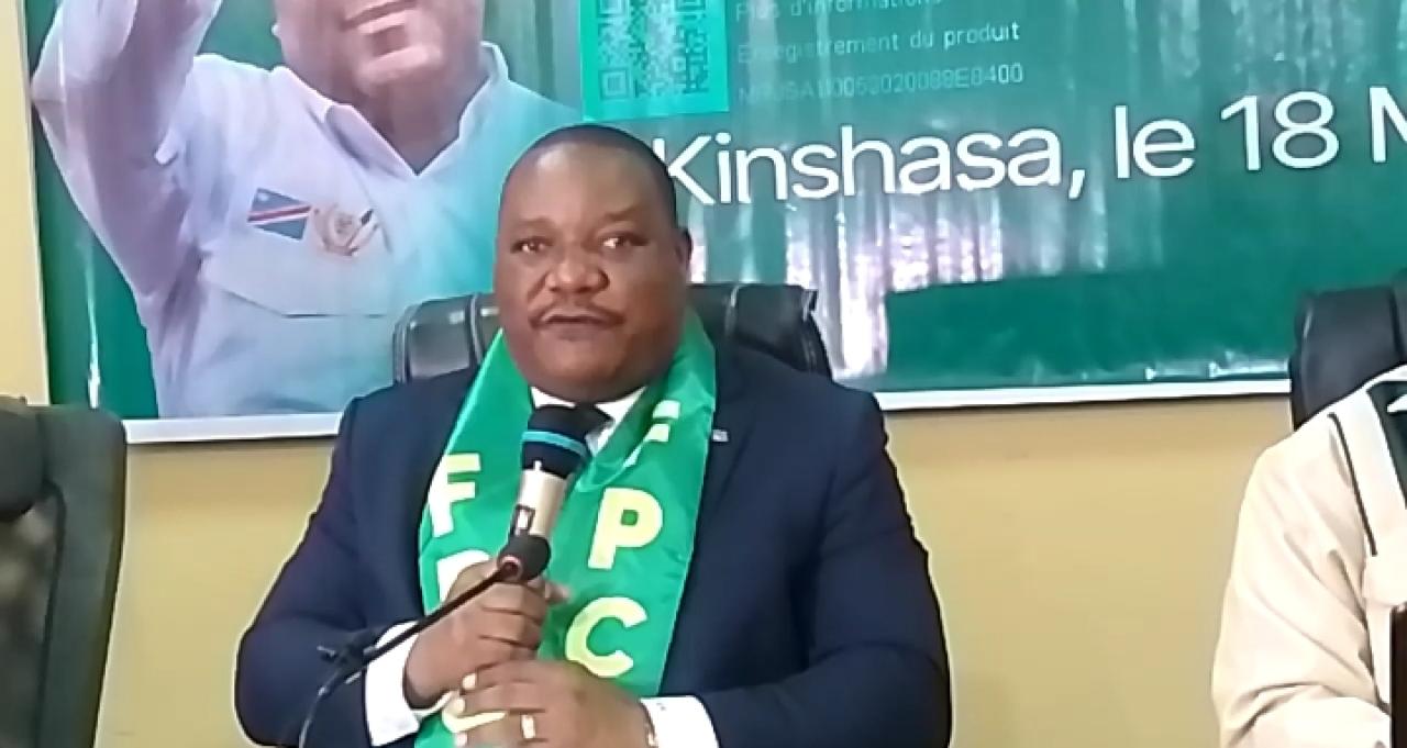 Professeur Claude Nyamugabo, président du parti politique Front Pour un Congo Nouveau