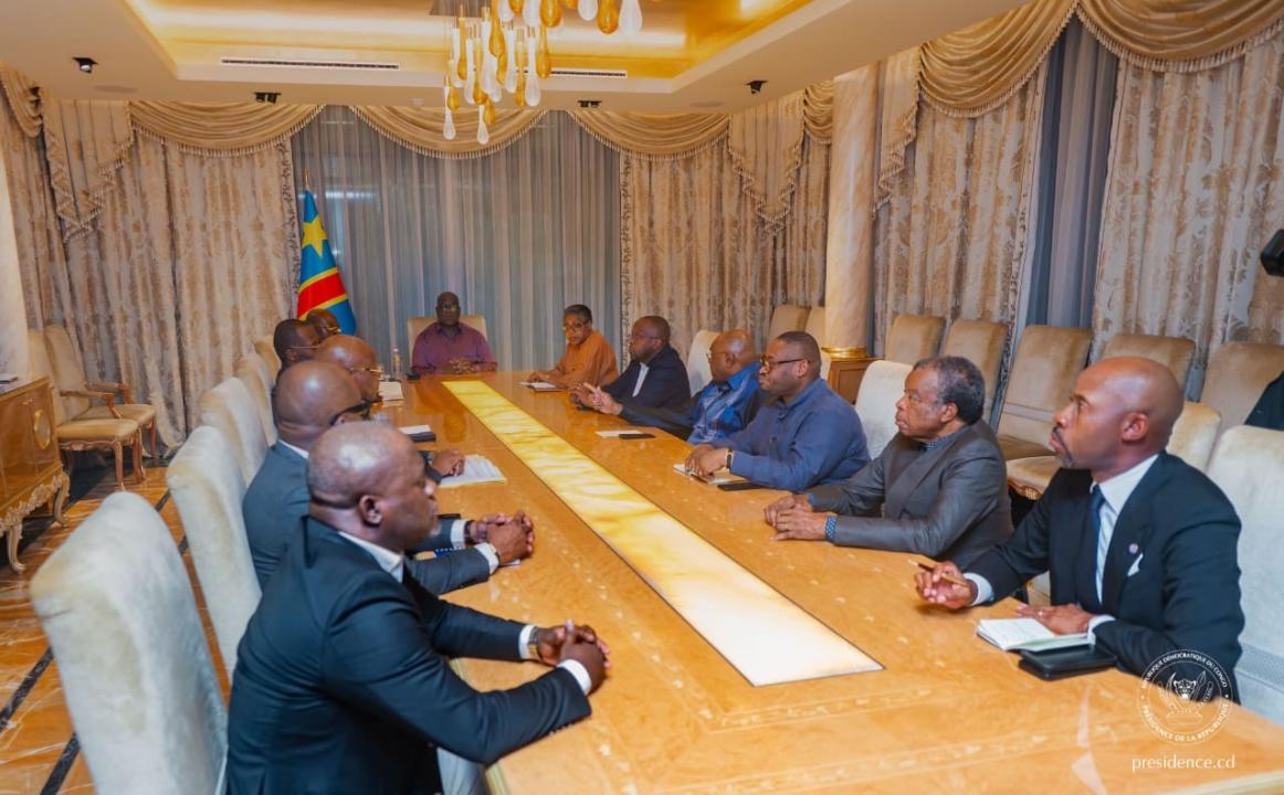 Le Président Félix Tshisekedi en réunion avec les membres du Gouvernement à Kinshasa [photo d'illustration]