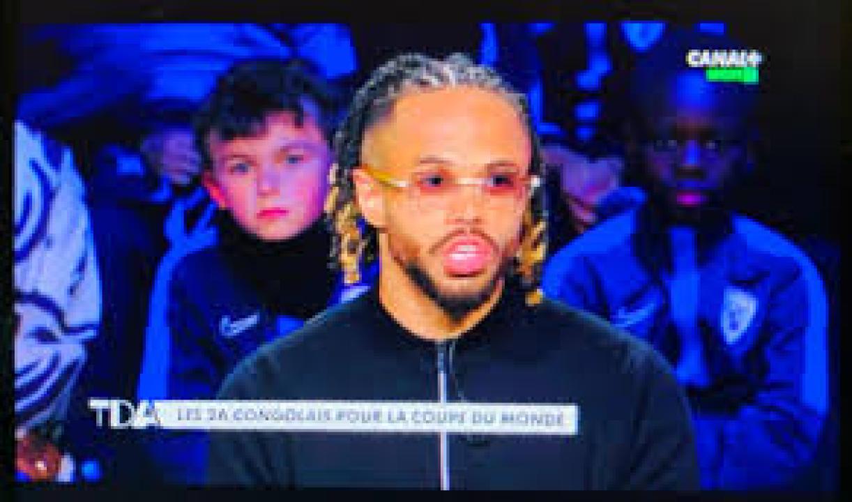 L'international congolais Théo Bongonda, sur le plateau de Talents d'Afrique [photo d’illustration]