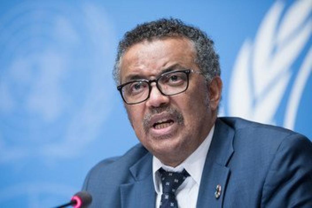 Le Dr Tedros Adhanom Ghebreyesus, Directeur général de l’OMS