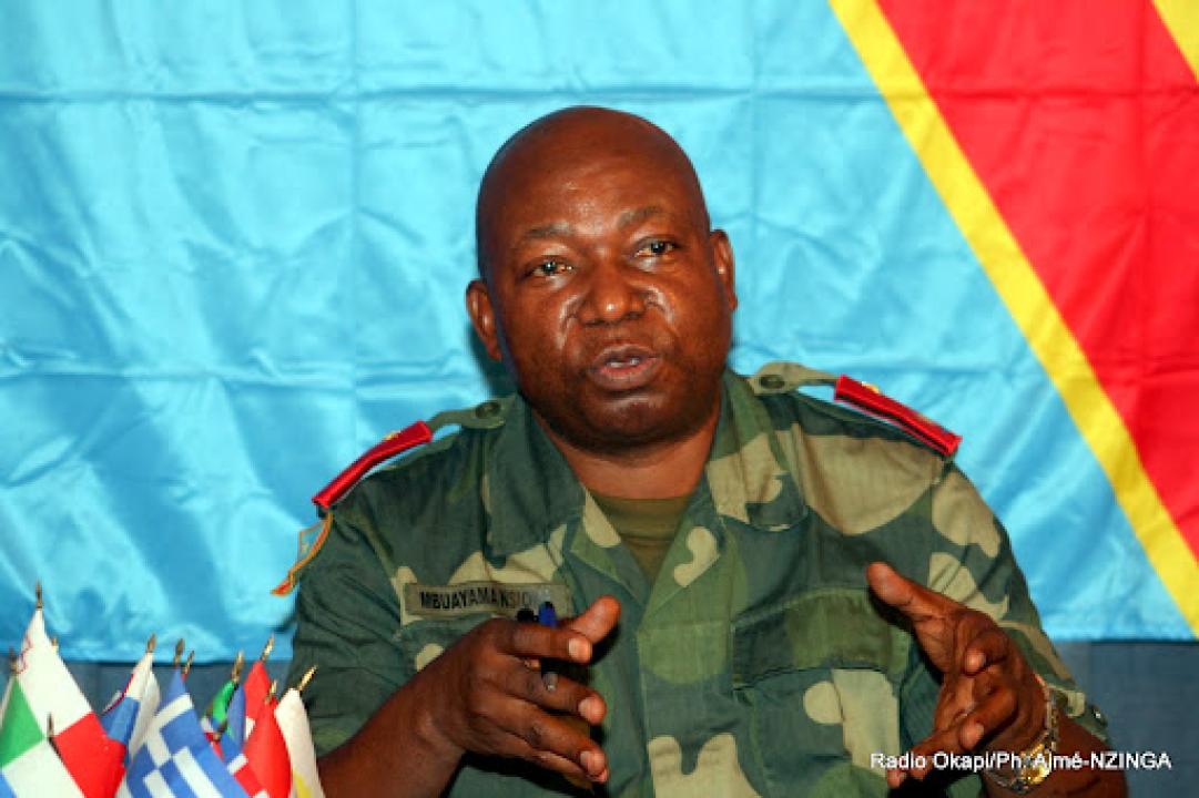 Le lieutenant-général Mbuayama Nsiona Rombault, directeur de cabinet du VPM à la Défense nationale et Anciens combattants [photo d'illustration]