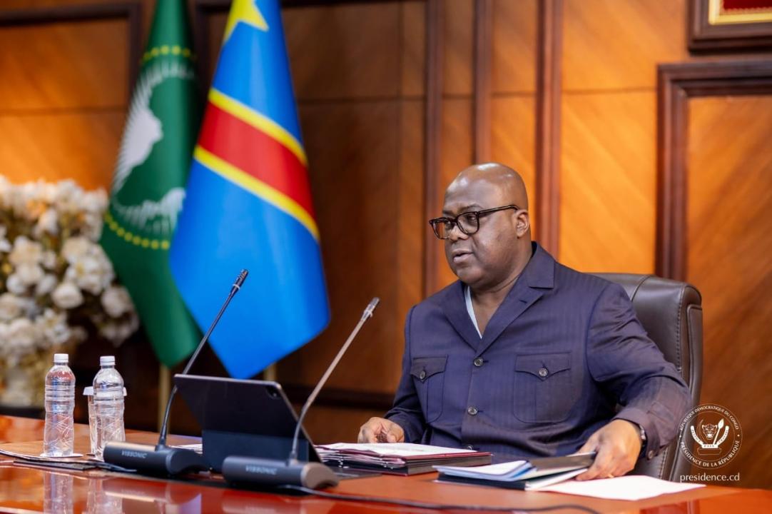 Le chef de l'État Félix Tshisekedi
