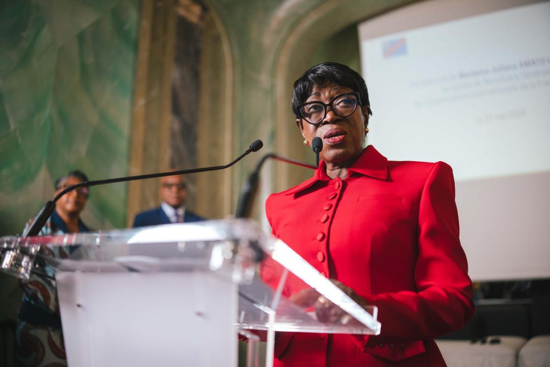 Juliana Amato Lumumba, candidate de la RDC pour le poste de Secrétaire générale à l'OIF