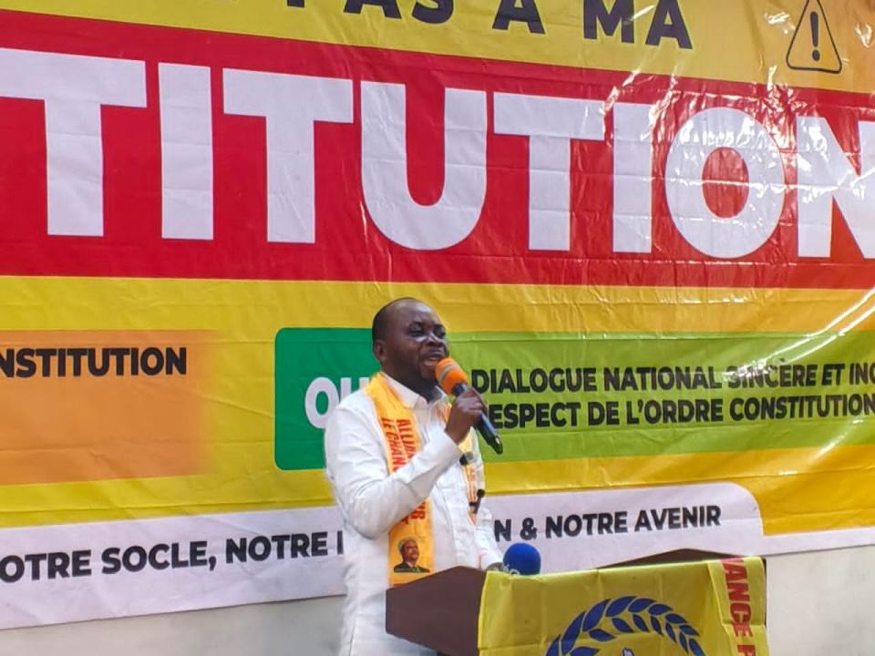 Le Secrétaire général du parti politique Alliance pour le Changement de Jean-Marc Kabund