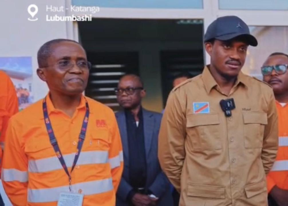 Miguel Kashal Katemb, Directeur général de l'ARSP, lors d'une mission de service dans le Haut-Katanga
