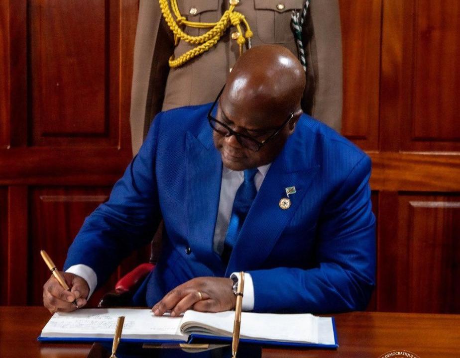 Le Président de la République, Félix-Antoine Tshisekedi Tshilombo