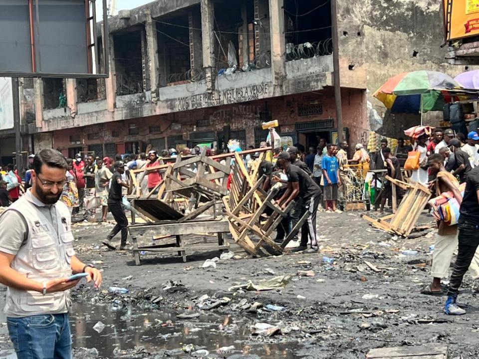 Une opération de libération des emprises publiques autour du marché central de Kinshasa [Photo d’illustration]