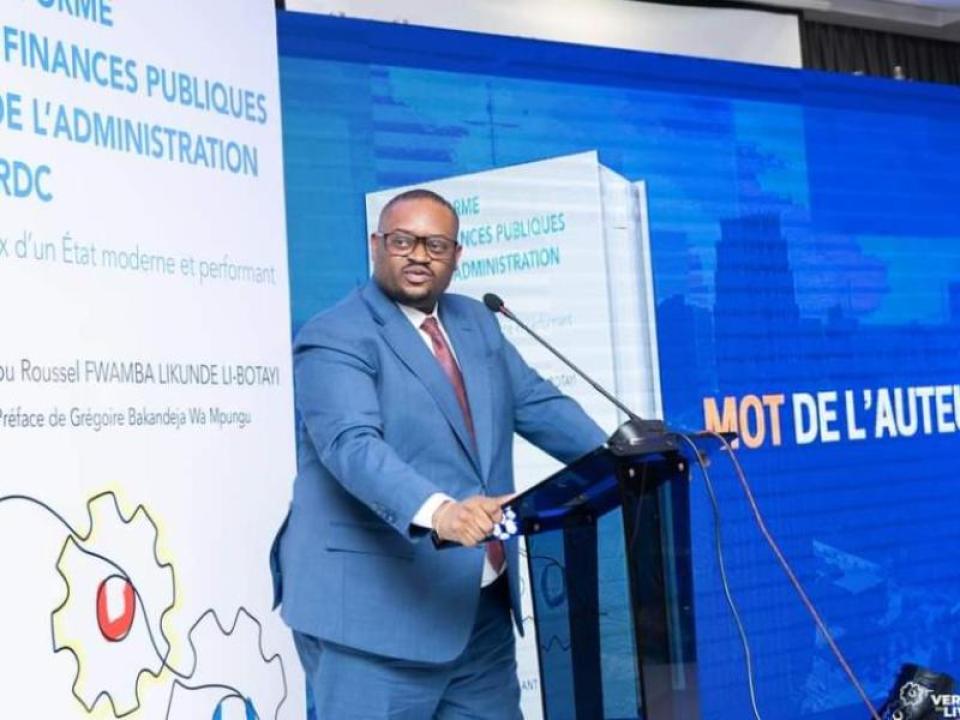 Doudou Fwamba Likunde Li-Botayi,  ministre des Finances en RDC [photo d’illustration]