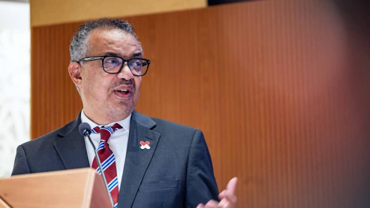 Tedros Adhanom, DG de l'OMS [photo d'illustration]