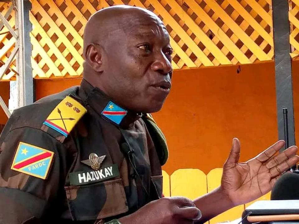 Lieutenant-colonel Mak Hazukay, porte-parole des FARDC [photo d'illustration]