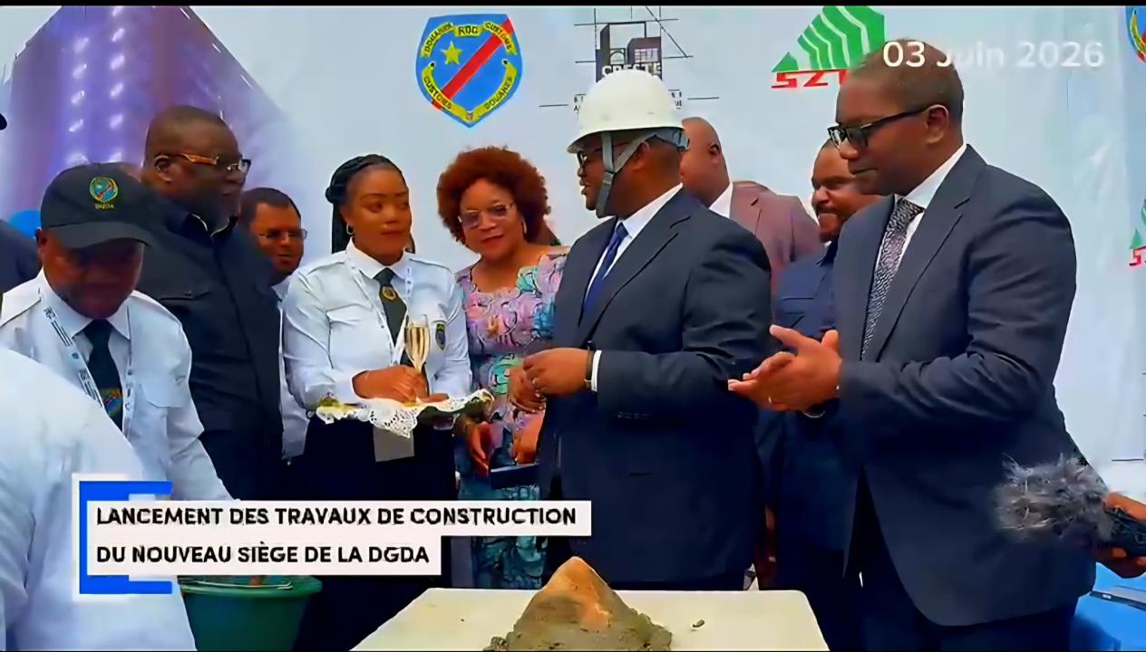Le ministre des Finances Doudou Fwamba lance les travaux de construction du nouveau siège de la DGDA [photo d’illustration]