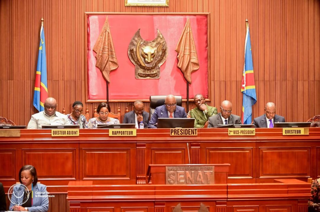 Une séance plénière au sénat en RDC, jeudi 04 juin 2026.